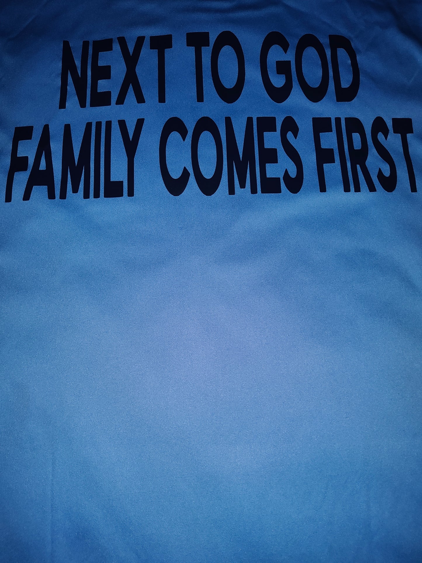 Light Blue Family Logo - Next To God Family Comes First