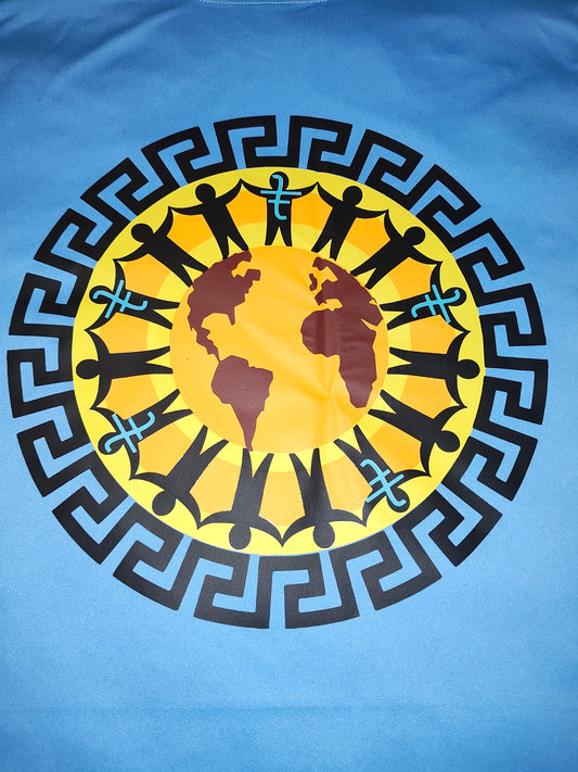 Light Blue Family Logo - Next To God Family Comes First