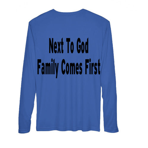 Royal Blue Family Logo - Next To God Family Comes First