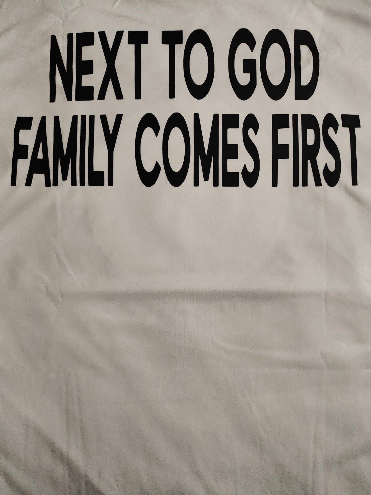 White Family Logo - Next To God Family Comes First